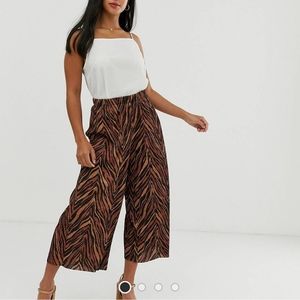Petite Plisse Culotte Pants